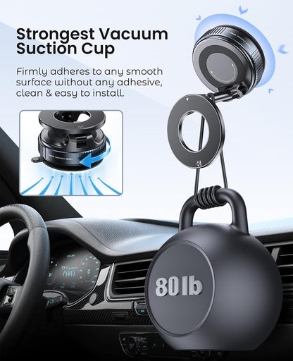 Vacuum Suction Magnetic phone holder